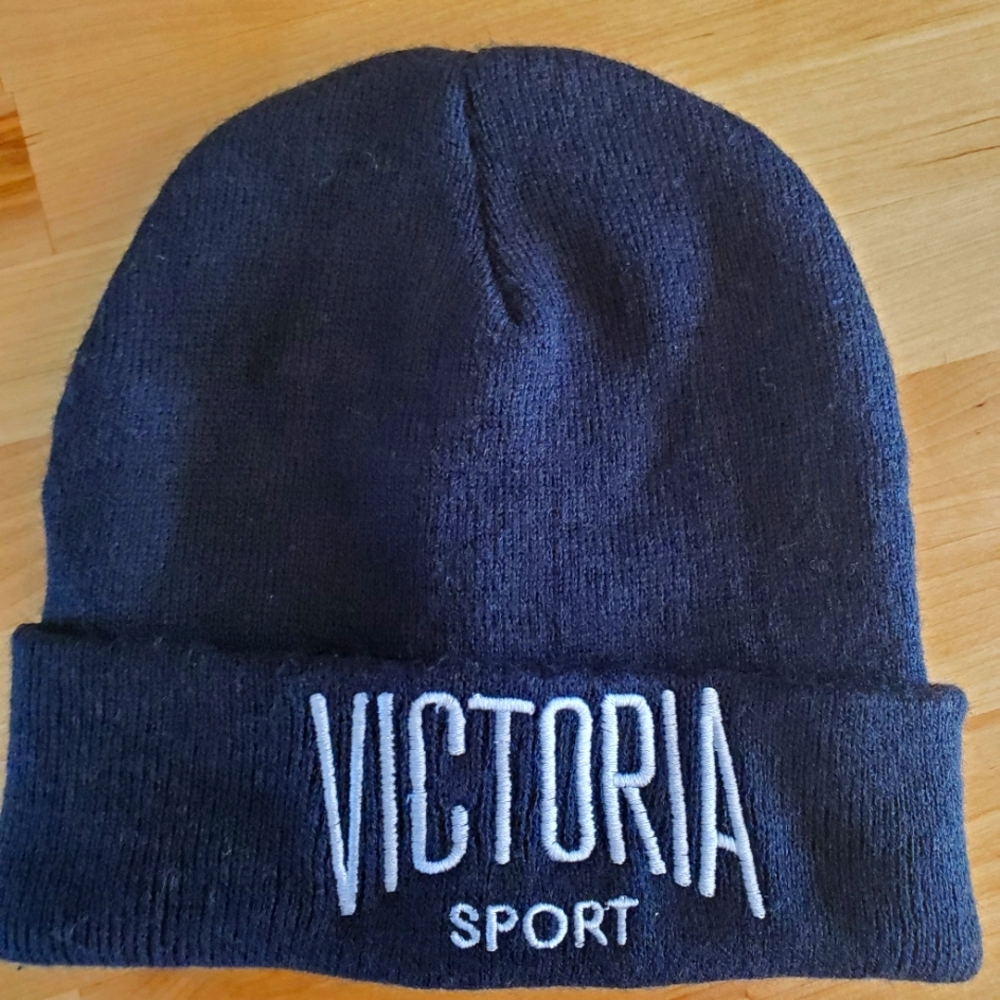 Victoria Secret's Black Beanie hat